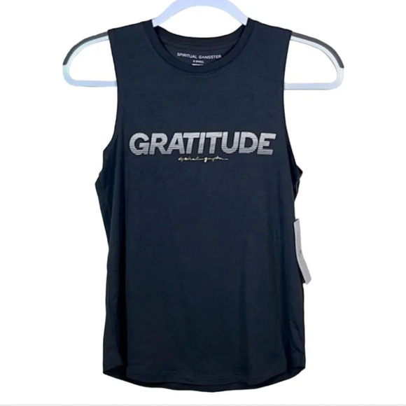 Spiritual Gangster Gratitude Muscle Tank size XS - Picture 1 of 6
